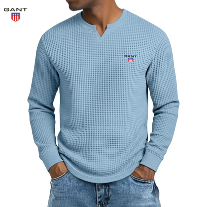GANT™ Premium Vårtröja i Waffle Knit