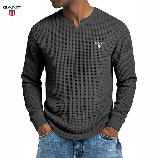 GANT™ Premium Vårtröja i Waffle Knit