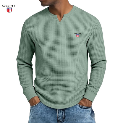 GANT™ Premium Vårtröja i Waffle Knit