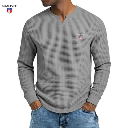 GANT™ Premium Vårtröja i Waffle Knit