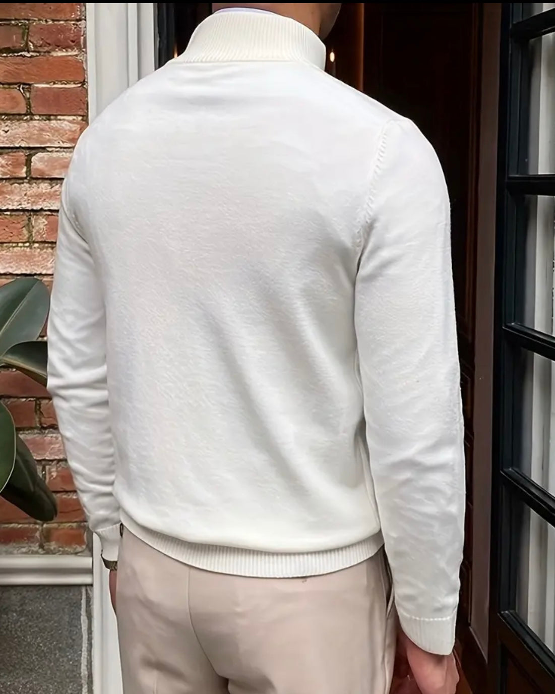 ROMA Quarter Zip Sweater