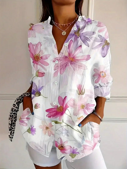 Astrid | Colorful Pattern Blouse
