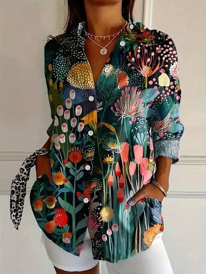 Astrid | Colorful Pattern Blouse
