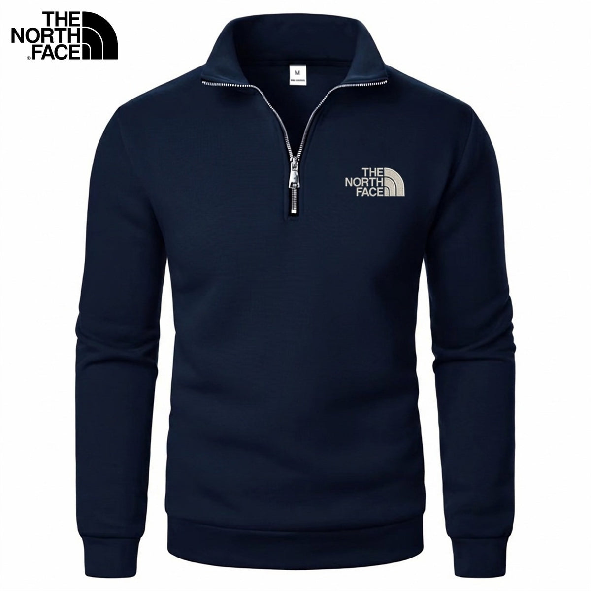 Navy Blue - TNF™ | Men's Half-Zip Stand Collar Pullover